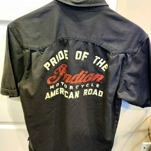 Indian Motorcycle short sleeve shop shirt